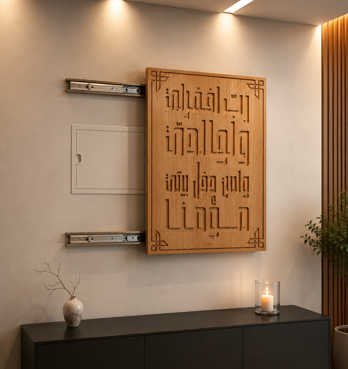 .....غطاء أنيق للوحة الكهرباء ربي إغفرلي